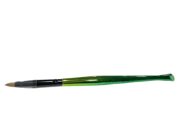 Flex Gel Brush 3D - GREEN Shiney - 02?