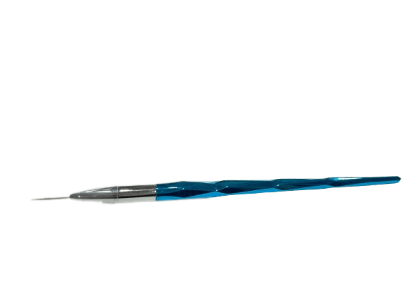 Flex Gel Brush - BLUE Shiney Handle - Pointy P3-15?
