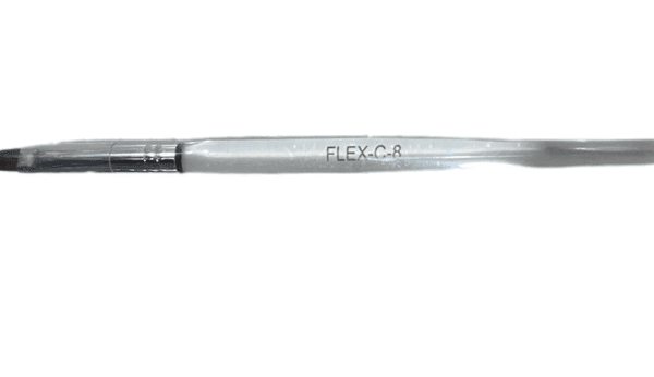 Flex Gel Brush - CLEAR Handle - Curve C8