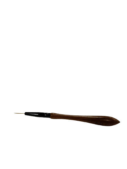 Flex Gel Brush - DARKWOOD Handle - Pointy P1-15