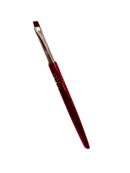 Flex Gel Brush - PINK Heart Crystal Handle - Straight ST12?