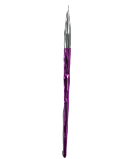 Flex Gel Brush - PINK Shiney Handle - Pointy P3-7