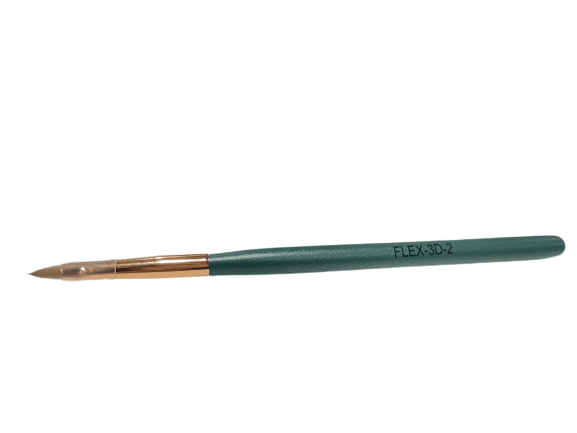 Flex Gel Brush 3D - GREEN DARK - 02