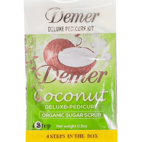 DEMER - Deluxe Pedicure Kit (4 Steps) - COCONUT