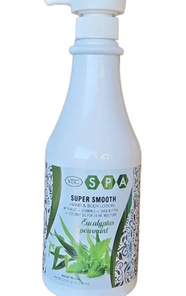 TSC Super Smooth Lotion 25 oz - Eucalyptus Spearmint