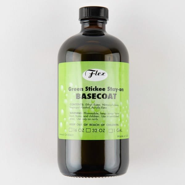 Flex Spa Collection - GREEN Stickee Base Coat Polish - 16 oz