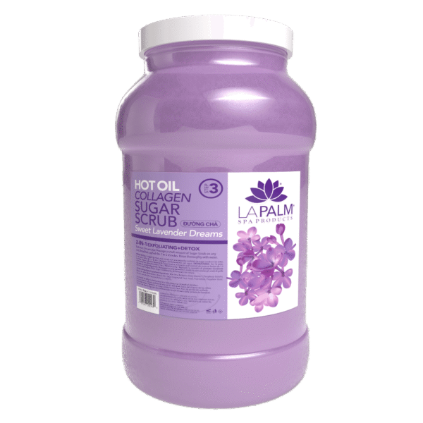Gallon La Palm Hot Oil Sugar Scrub Sweet Lavender Dreams