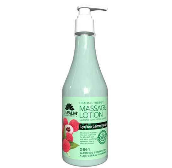 La Palm - Massage Lotion - Lychee Lemongrass - 8 oz