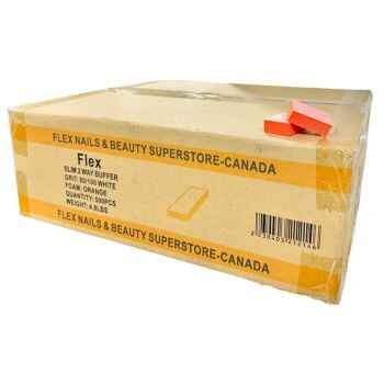 FLEX MINI 2 way Buffer 80_100_ Grit White ORANGE - BOX