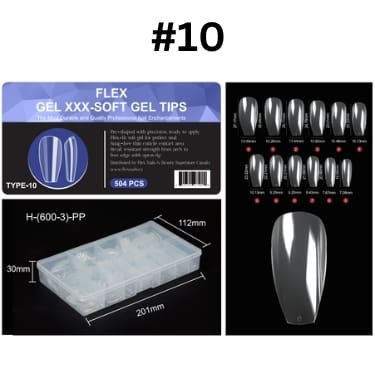 Flex - Soft Gel Tips 10