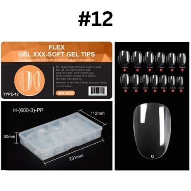 Flex - Soft Gel Tips 12