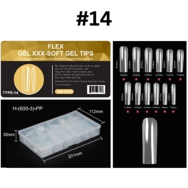 Flex - Soft Gel Tips 14
