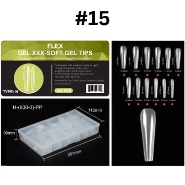 Flex - Soft Gel Tips 15