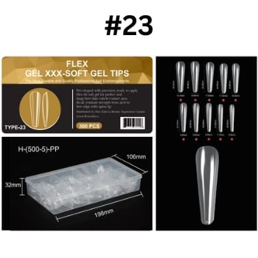Flex - Soft Gel Tips 23